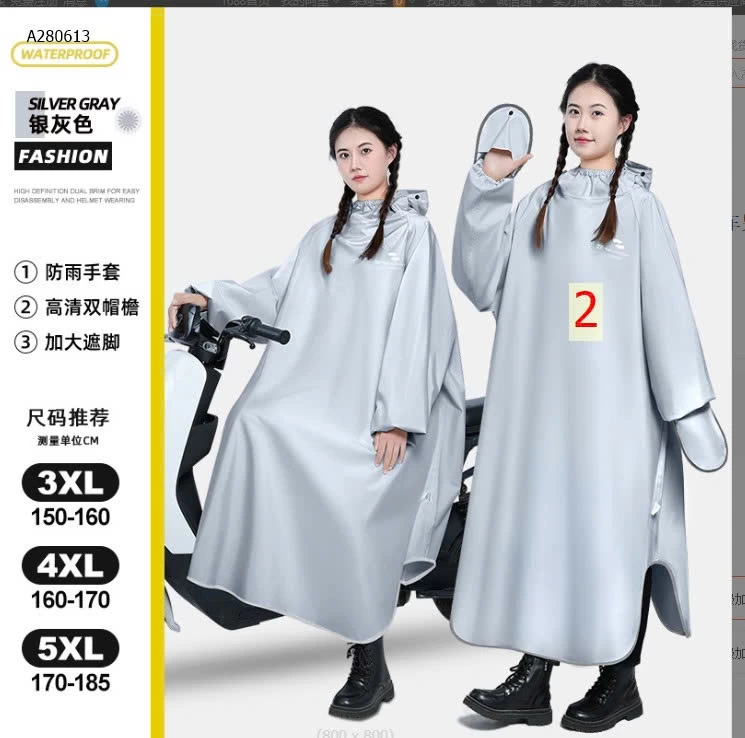ÁO MƯA NAM NỮ QCCC - Sỉ Sz 3Xl 135k Sz 4Xl 145k Sz 5Xl 160k 