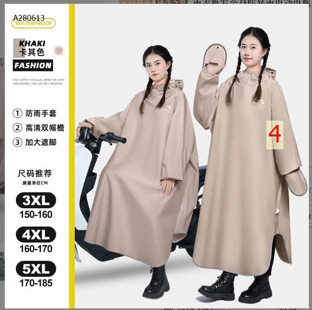 ÁO MƯA NAM NỮ QCCC - Sỉ Sz 3Xl 135k Sz 4Xl 145k Sz 5Xl 160k 