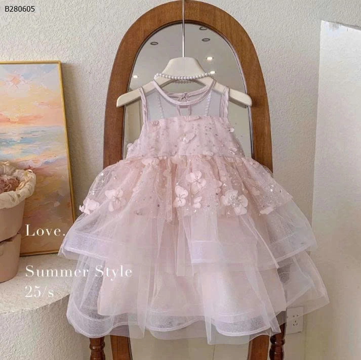 VÁY CÔNG CHÚA ĐÍNH BƯỚM-Sỉ giá 248K