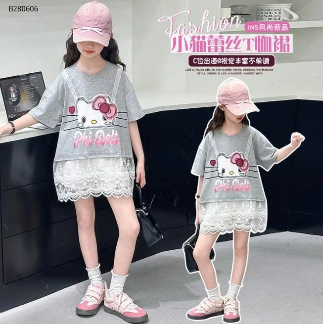 ÁO HELLO KITTY PHỐI REN-Sỉ giá 175K