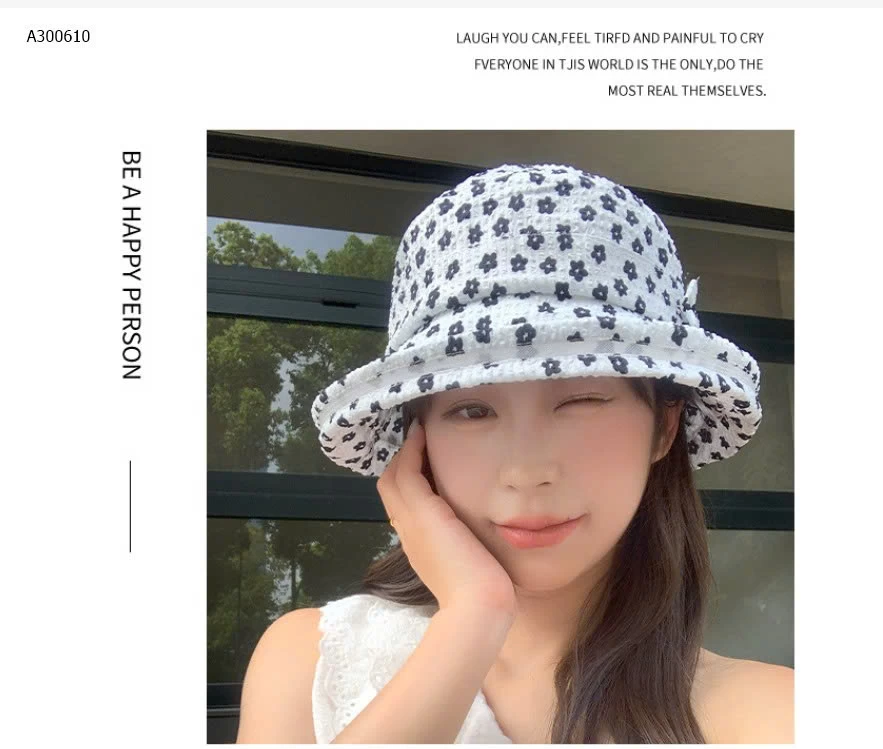  MŨ CHỐNG NẮNG HOA NHÍ - sỉ 90k