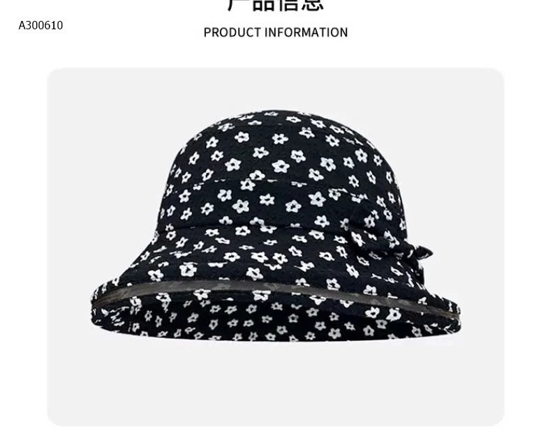  MŨ CHỐNG NẮNG HOA NHÍ - sỉ 90k