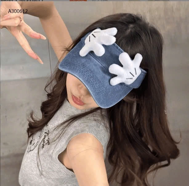 MŨ LƯỠI TRAI NỬA ĐẦU CHO NỮ  - sỉ 59k