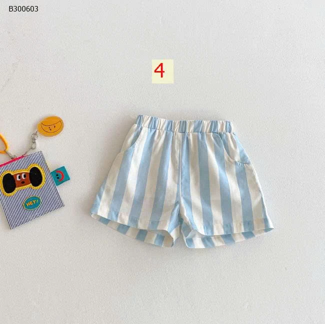 ÁO BA LỖ PHỐI QUẦN KẺ CHO BÉ- Sỉ giá Áo: 89k  Quần: 85k 