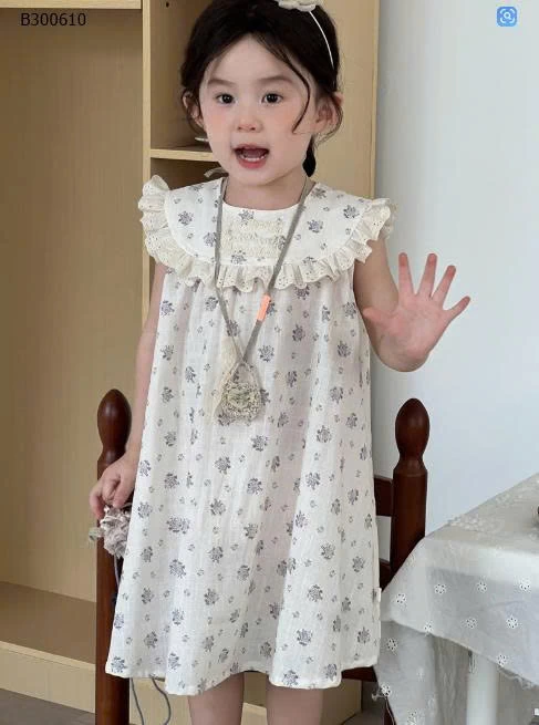 VÁY SÁT NÁCH CỔ BÈO HOA BG-Sỉ giá 165K