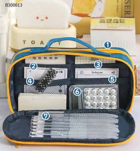 TÚI ĐỰNG BÚT NHIỀU NGĂN-Sỉ giá  66k/1 chiếc