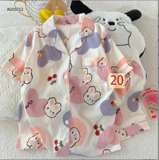 PIZAMA CỘC MẶC NHÀ - sỉ 109k