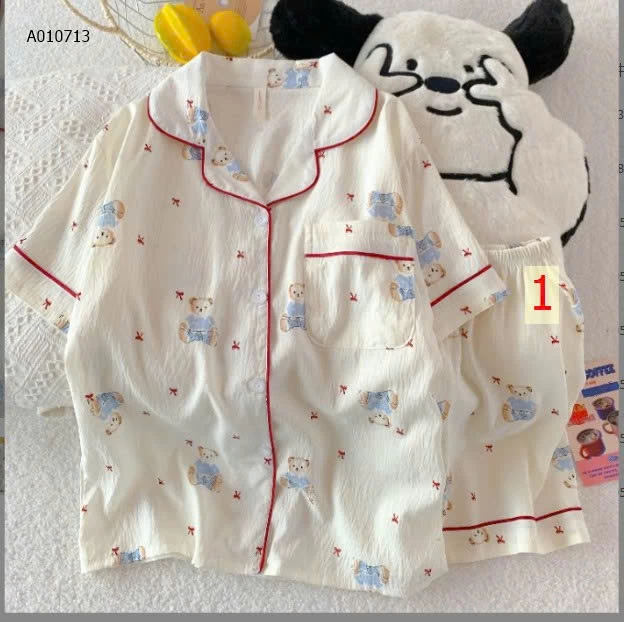 PIZAMA CỘC MẶC NHÀ  - sỉ 109k