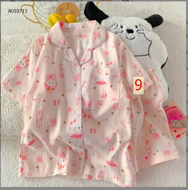 PIZAMA CỘC MẶC NHÀ  - sỉ 109k