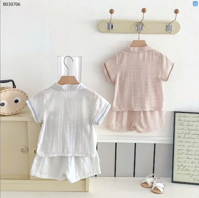 SET BỘ CỘC TAY MẶC NHÀ CHO BÉ-Sỉ giá 192K