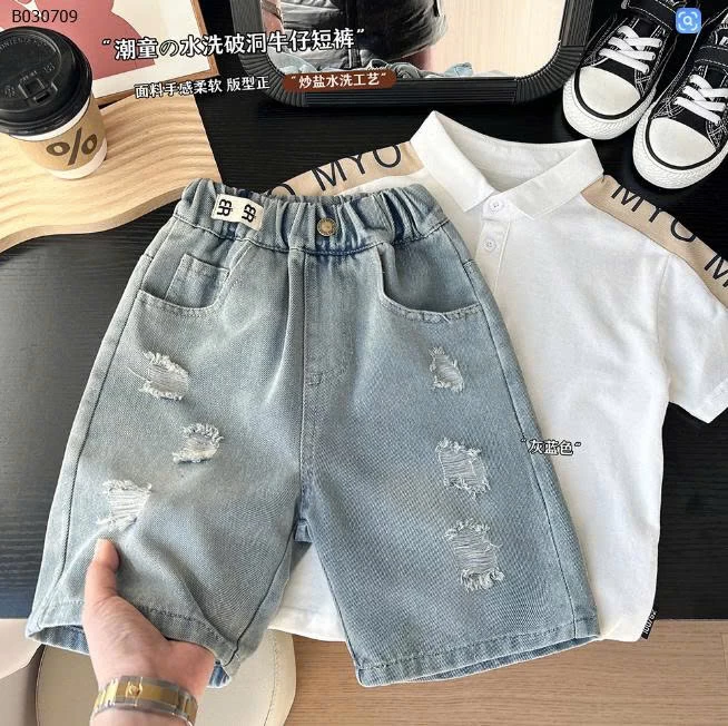 QUẦN SHORT DENIM  RÁCH-Sỉ giá 122k
