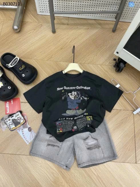 QUẦN SHORT DENIM PHỐI RÁCH BT-Sỉ giá sz 100-150: 173k  sz 160: 188k 