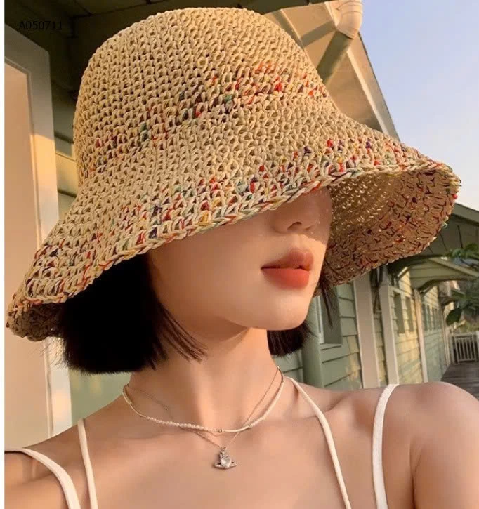 MŨ CÓI VÀNH MỀM 2 MÀU-Sỉ giá 118k/1 set 2 chiếc mix màu