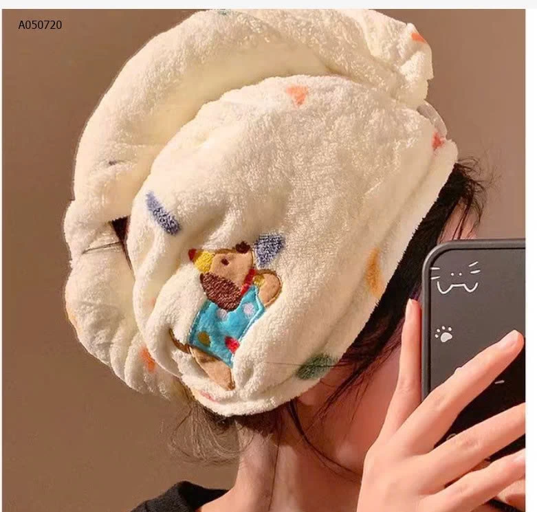 Khăn Cún Chấm Bi -Sỉ giá 80k/1 set 