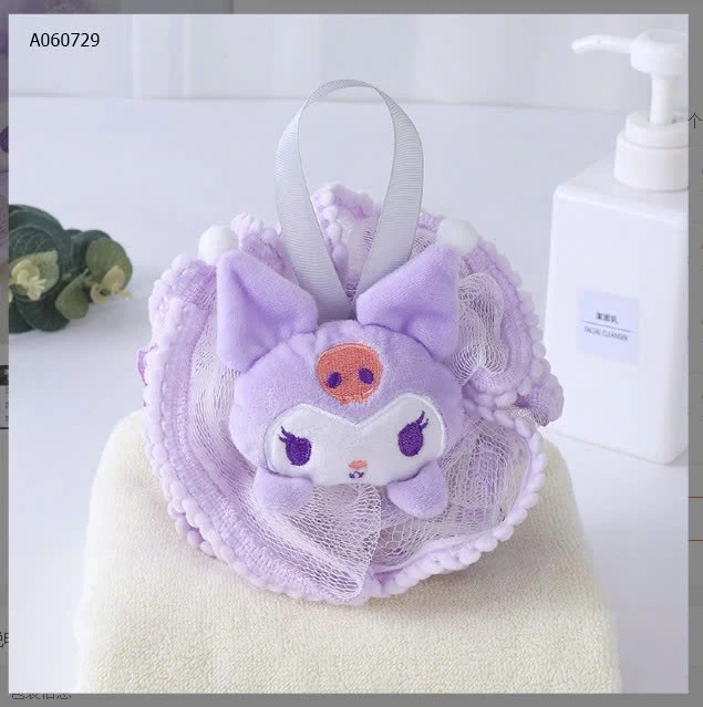 SET 3 BÔNG TẮM SANRIO  - sỉ 53k/set 3 miếng mix