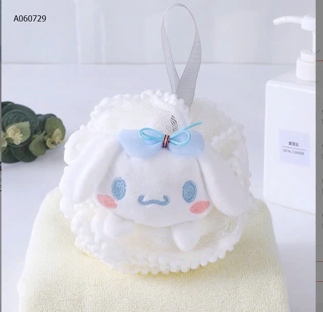 SET 3 BÔNG TẮM SANRIO  - sỉ 53k/set 3 miếng mix