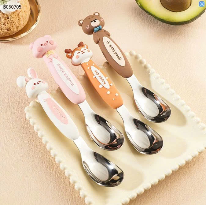 THÌA DỄ THƯƠNG CHO BÉ -Sỉ giá 68k/2chiếc  chọn màu 