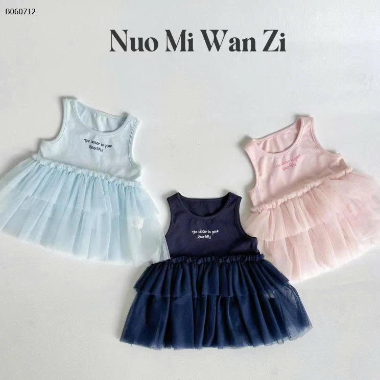 VÁY SÁT NÁCH CHO BÉ GÁI - Sỉ giá sz 90-140: 124k  sz 150: 135k 