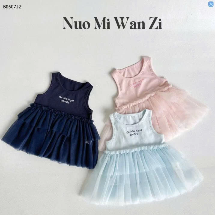 VÁY SÁT NÁCH CHO BÉ GÁI - Sỉ giá sz 90-140: 124k  sz 150: 135k 