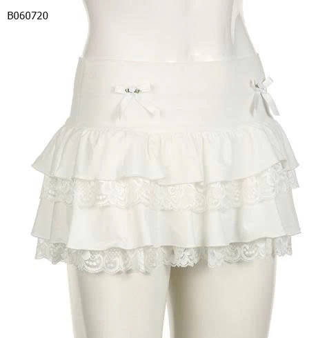 CHÂN VÁY DENIM PHỐI REN ĐÍNH NƠ- Sỉ giá 177K