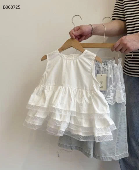 SET ÁO SÁT NÁCH MIX QUẦN TRÁI TIM BG - Sỉ giá áo: 160k  quần: 235k