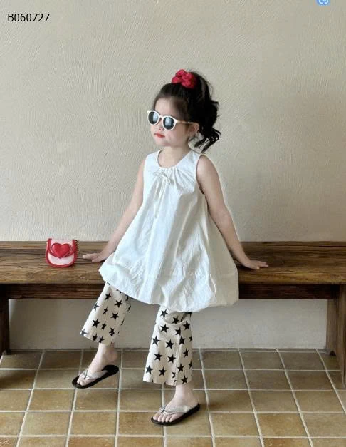 SET ÁO VÁY SÁT NÁCH MIX QUẦN ỐNG LOE BG- sỉ 273k