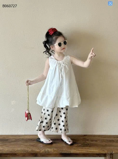 SET ÁO VÁY SÁT NÁCH MIX QUẦN ỐNG LOE BG- sỉ 273k