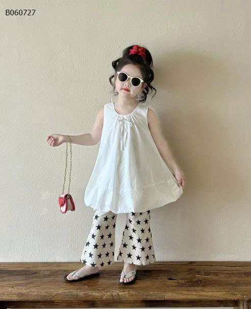 SET ÁO VÁY SÁT NÁCH MIX QUẦN ỐNG LOE BG- sỉ 273k