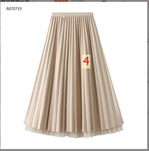 CHÂN VÁY XẾP LY NHÀ ANGEL  - sỉ 150k