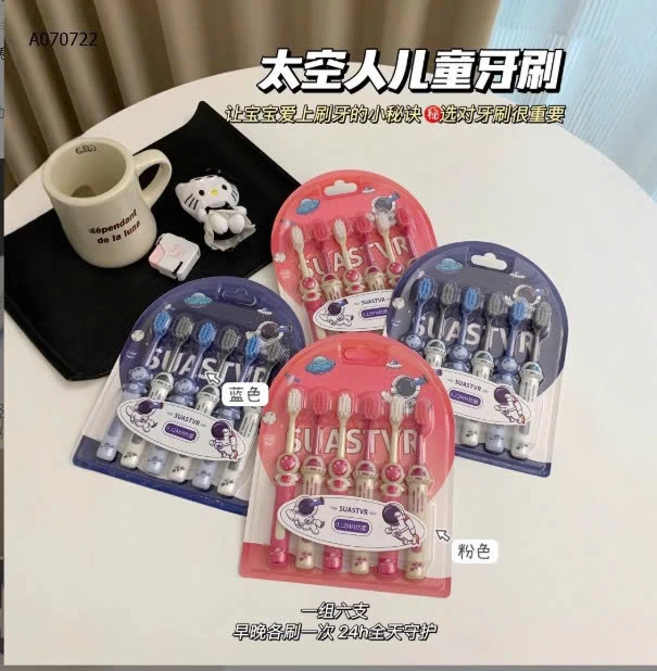 SET 6 BÀN CHẢI BÉ - sỉ 48k