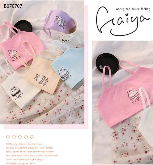 SET 3C ÁO LÓT CHO BÉ GÁI MỚI LỚNSỉ giá 60k/1 set 3 chiếc