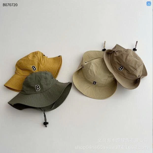 MŨ BÈO CAO BỒI CHỮ B - sỉ 109k