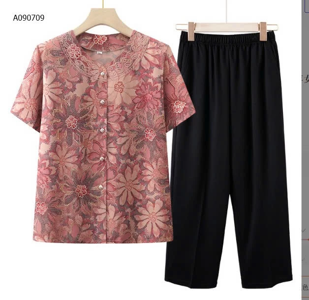 BỘ MẶC NHÀ  CHO BÀ CHO MẸ   - sỉ 222k