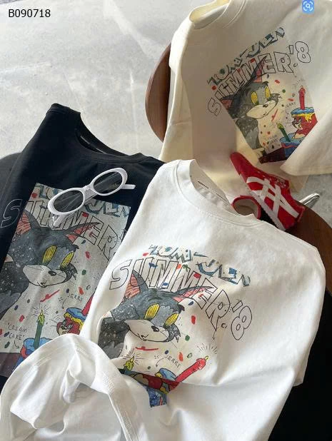 Áo thun tay ngắn rộng  AMBB CHO BÉ -Sỉ 115k