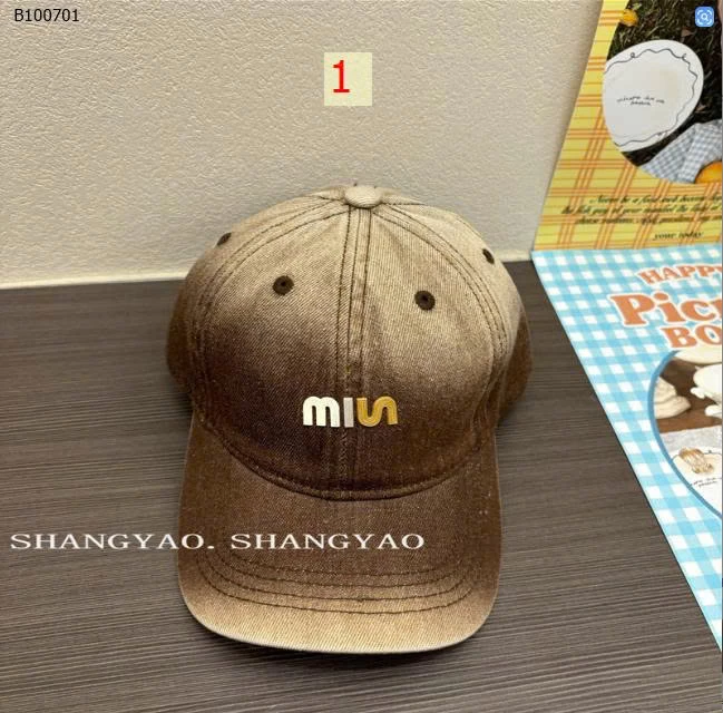 MŨ KẾT JEANS LOANG MÀU- Sỉ giá 96k