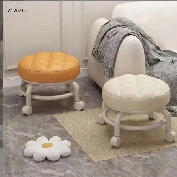 GHẾ TRÒN XOAY BỆT CÓ BÁNH XE - sỉ 75k