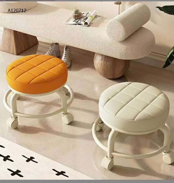 GHẾ TRÒN XOAY BỆT CÓ BÁNH XE - sỉ 75k