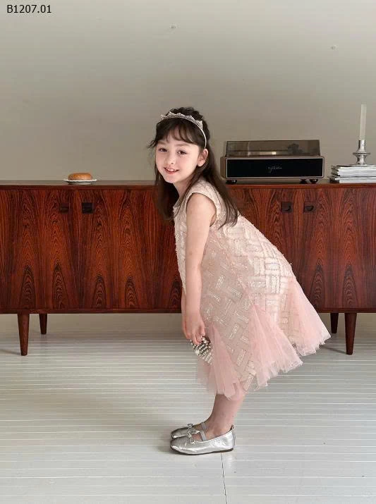 VÁY SÁT NÁCH HỒNG CHO BÉ GÁI HÃNG AMBB-Sỉ giá  sz 90-150: 272k sz 160: 294k sz 170: 315k