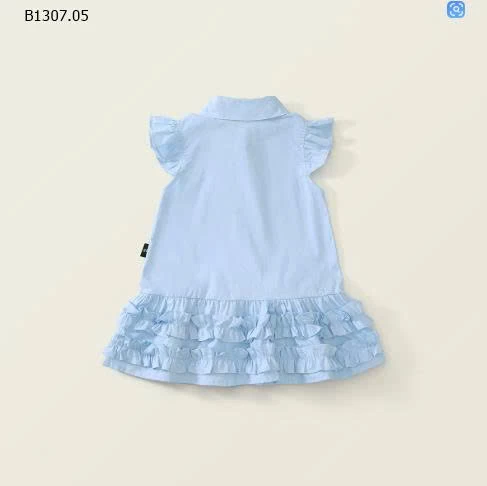 Váy tay bay nhỏ gắn nơ bé gái-Sỉ giá 132k