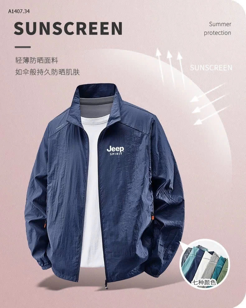 Áo chống nắng nam JEEP SPIRIT - sỉ 140k