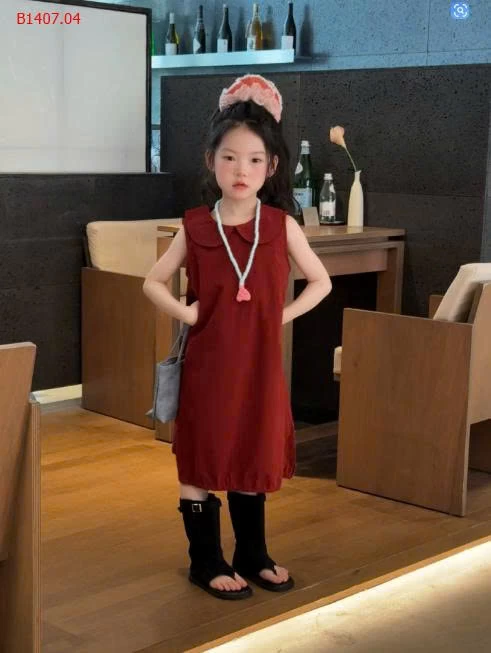 VÁY SÁT NÁCH cổ búp bê bé gái-Sỉ giá 120k/c