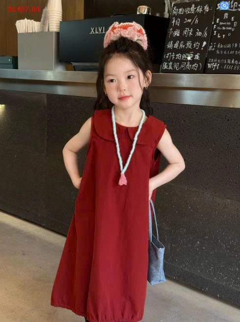 VÁY SÁT NÁCH cổ búp bê bé gái-Sỉ giá 120k/c