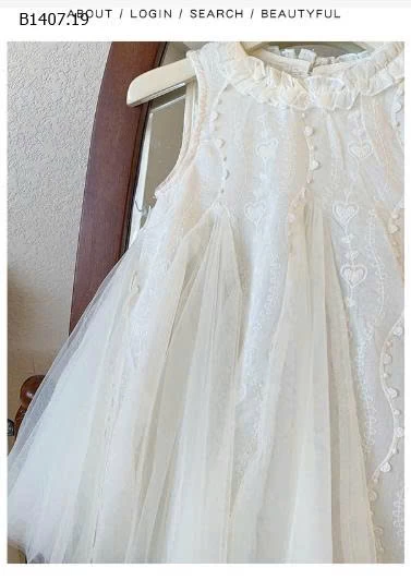 Váy ren voan công chúa mùa hè cho bé gái-sỉ 245k