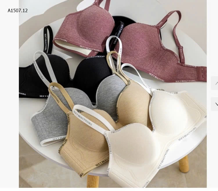 ÁO BRA VIỀN CHỮ KO GỌNG - sỉ 84k/set 2c chọn màu