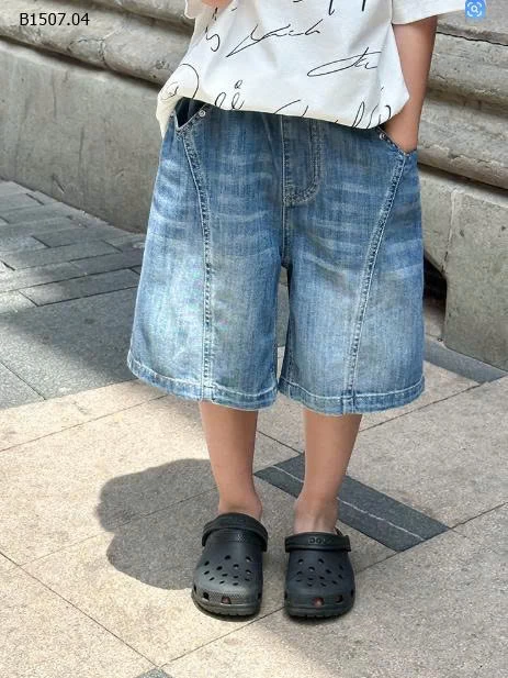 QUẦN SOOC JEAN BÉ TRAI -Sỉ Sz 90-150: si 170k Sz 160- 170 : si 197k