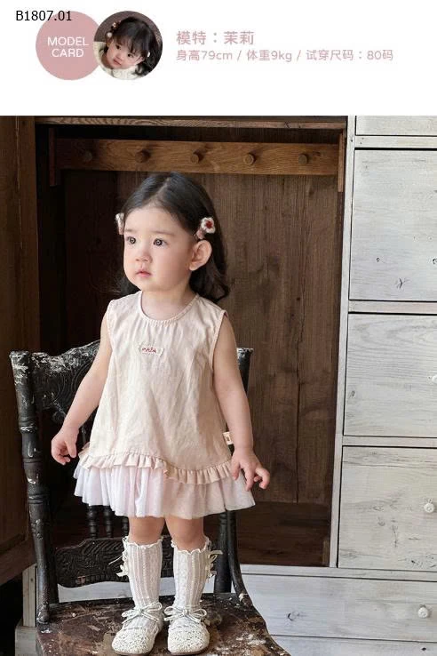 VÁY SÁT NÁCH CHO BÉ GÁI-Sỉ giá 147k