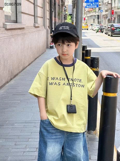 ÁO PHÔNG BÉ TRAI  AMBB -Sỉ giá  Sz 90-150: 99k Sz 160: 109k Sz 170: 116k