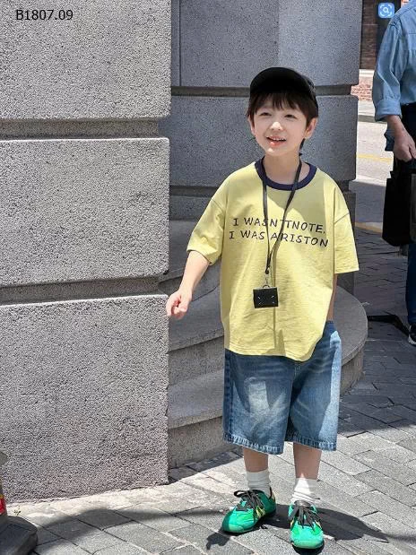 ÁO PHÔNG BÉ TRAI  AMBB -Sỉ giá  Sz 90-150: 99k Sz 160: 109k Sz 170: 116k