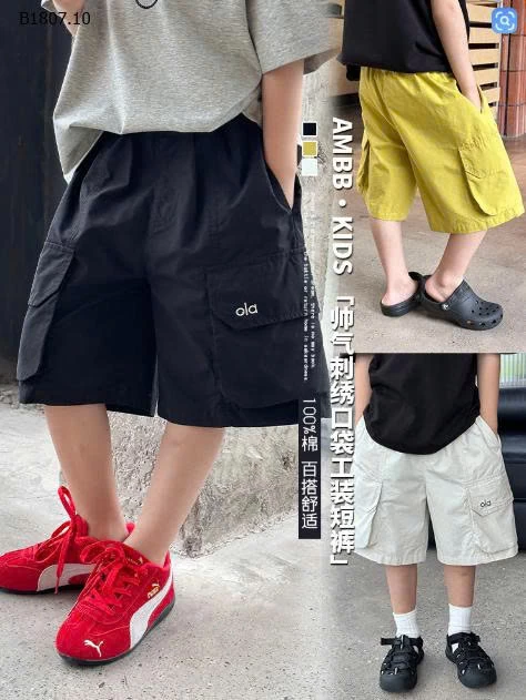 QUẦN SHORT CHO BÉ TRAI-Sỉ giá Sz 90-150: 136k Sz 160: 147k Sz 170: 159k