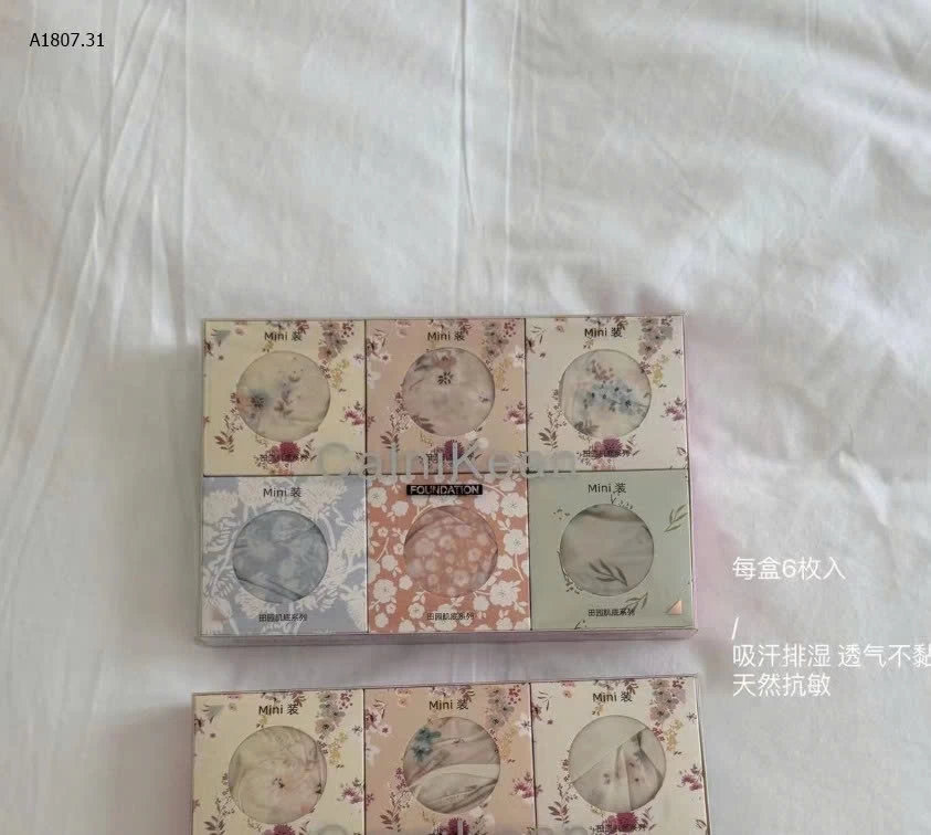 SÉT 6 CHIP BĂNG LỤA HOA - sỉ 168k